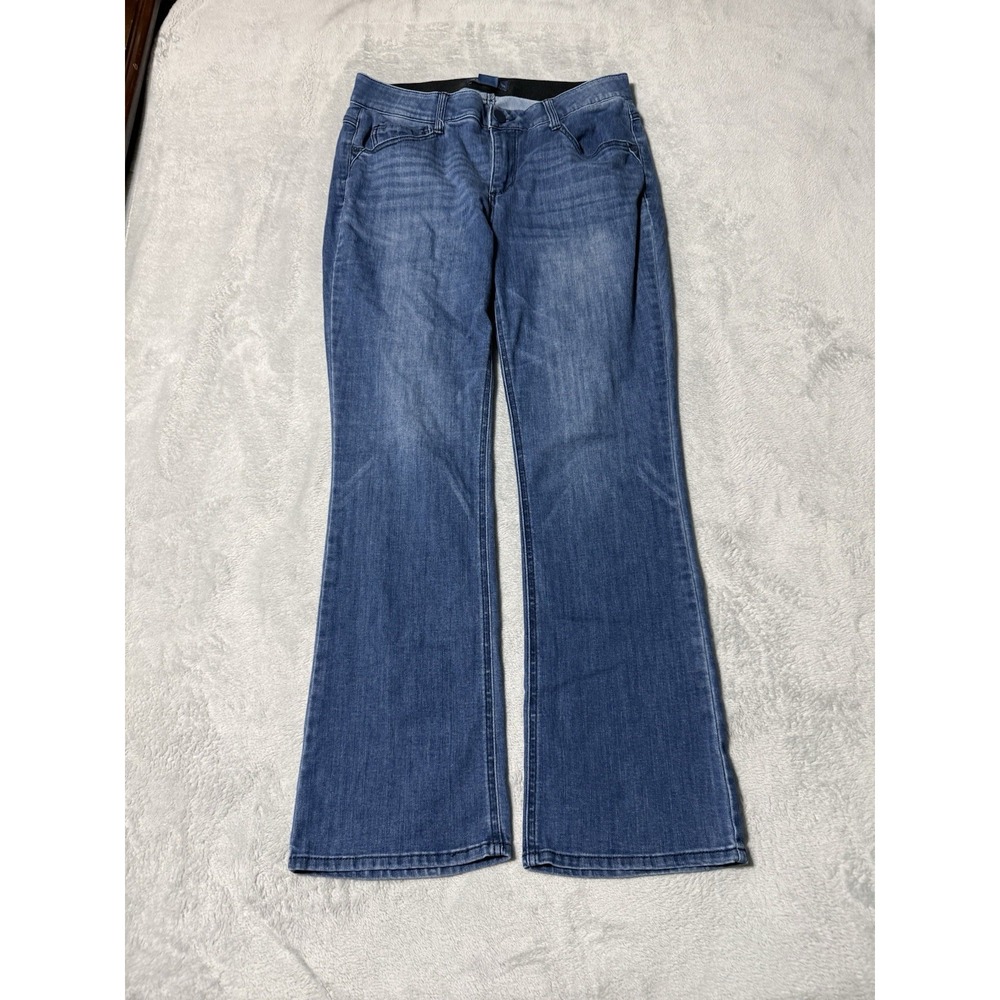 Democracy Jeans Womens 16W Blue Bootcut Denim Stretch Medium Wash 32x30